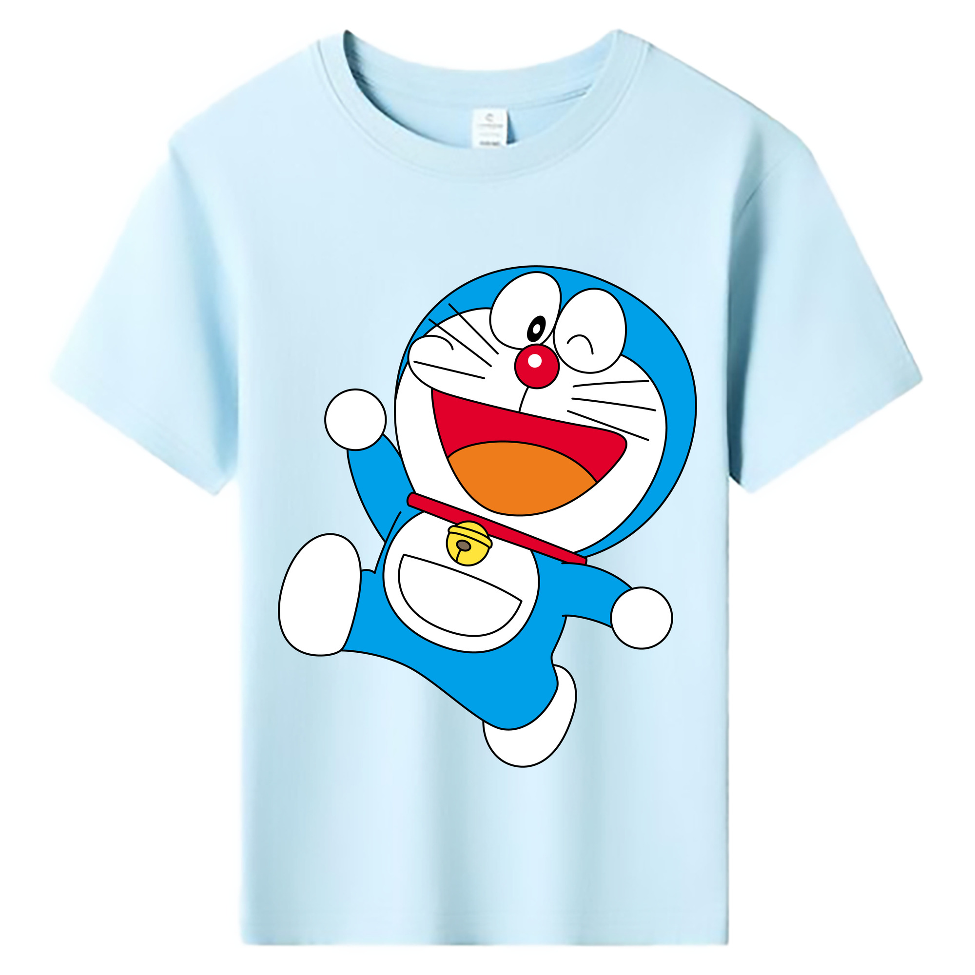 （画像用） ドラえもん Doraemon 綿100％キッズTシャツ（フロントプリント）